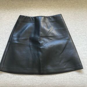 Wilfred vegan leather skirt